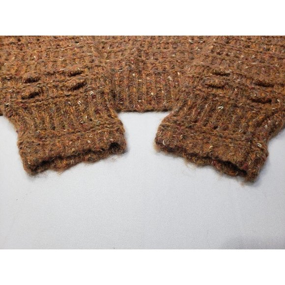 Universal Thread Womens Sweater Crew Neck Long Sleeve Open Knit Multicolor Sz M - Picture 4 of 10